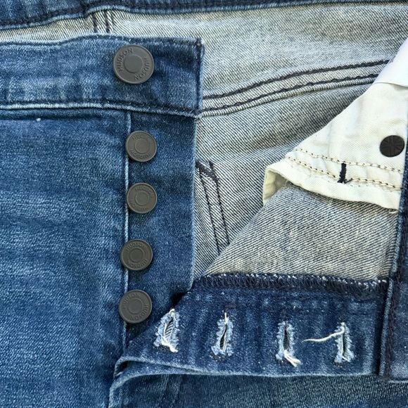 Hudson Jeans Dark Blue Flare & Wide Leg - Picture 4 of 9